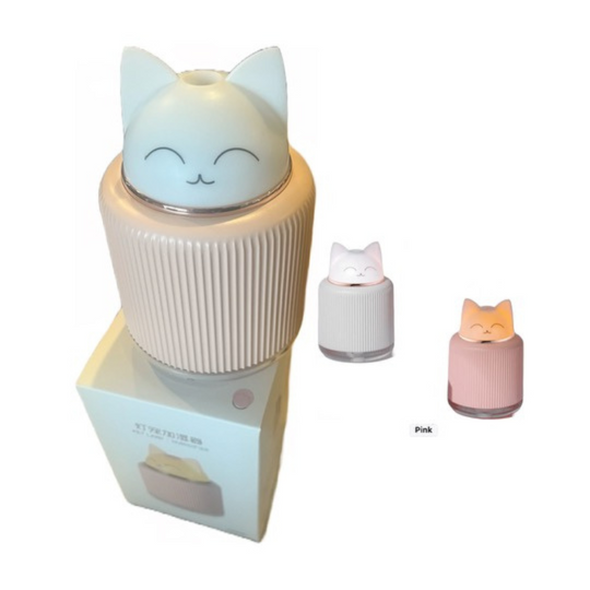 mini cat diffuser with pink base